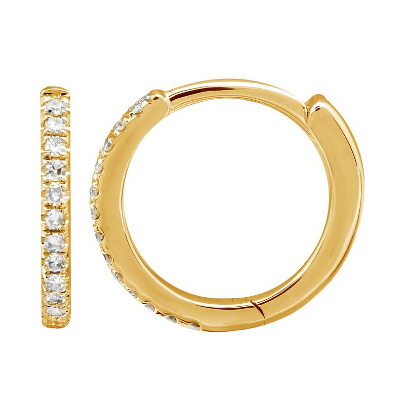 Mini Round Huggie Earrings
