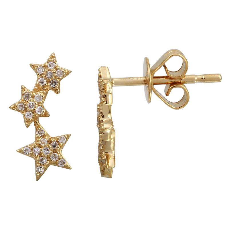 Stars Diamond Earrings