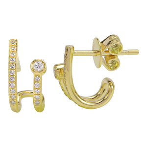 Lobe Stud Earrings