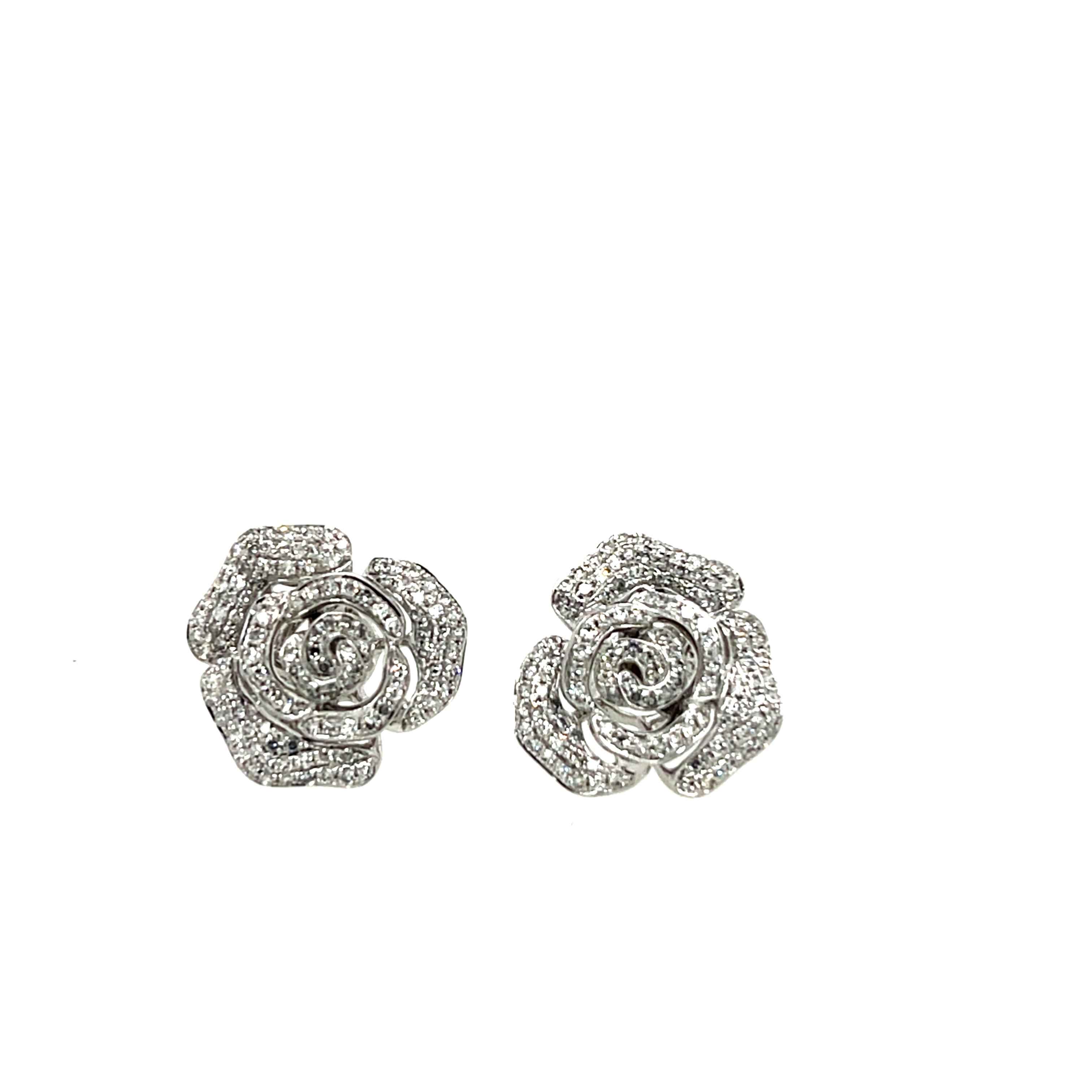 Flower Diamond Earring
