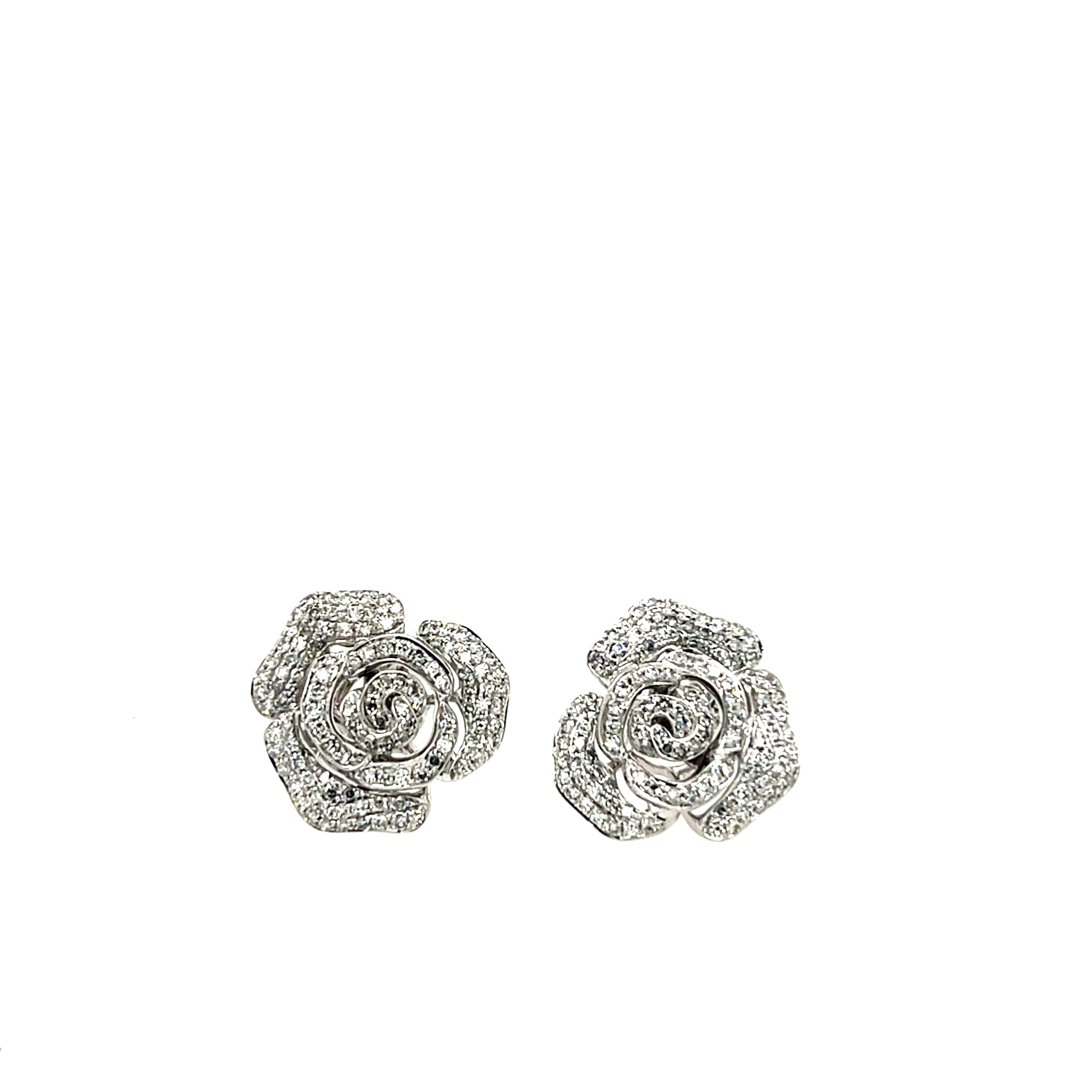 Flower Diamond Earring