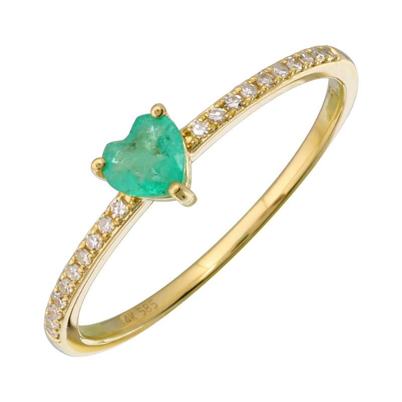 Heart Gemstone Ring