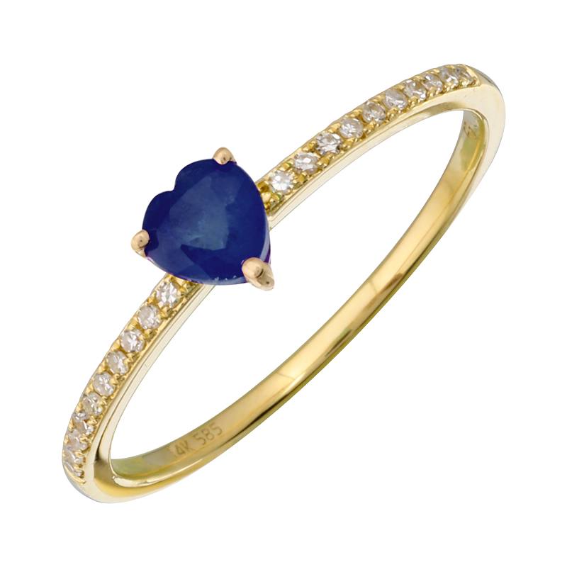Heart Gemstone Ring