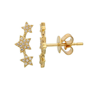 Star Diamond Studs