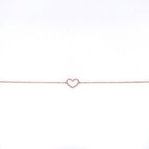 Heart Diamond Bracelet