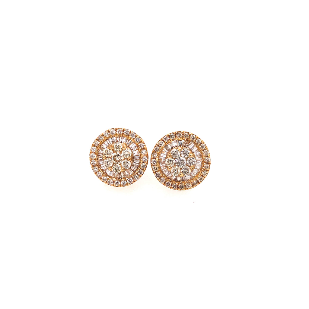 diamond solitaire earrings