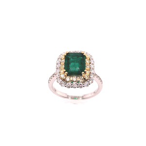 Emerald Diamond Ring