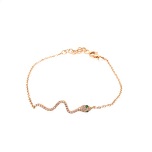 Snake Diamond Bracelet