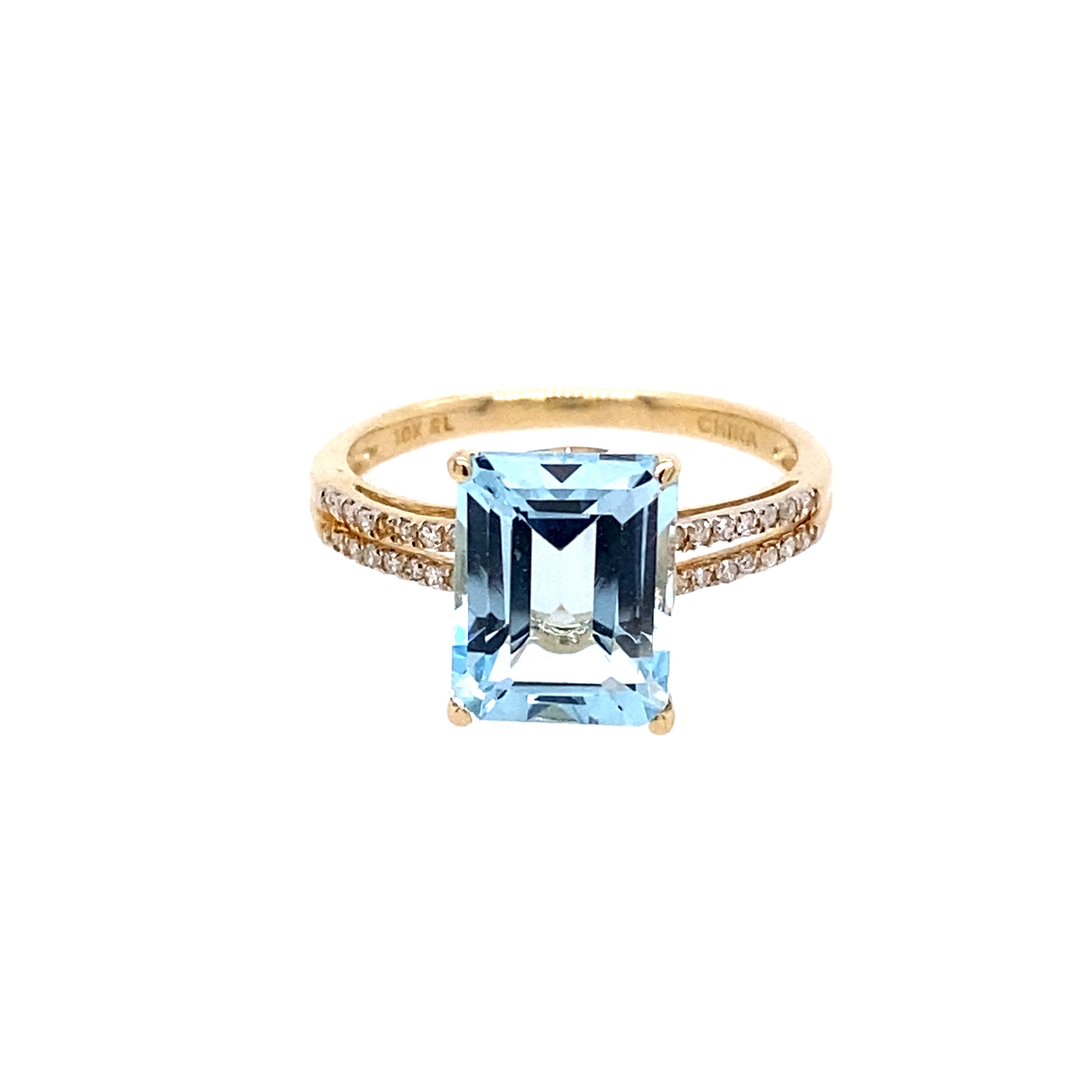 Blue Topaz Cocktail Ring