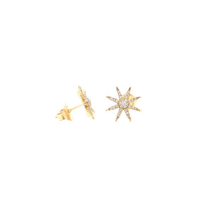 Star diamond earring