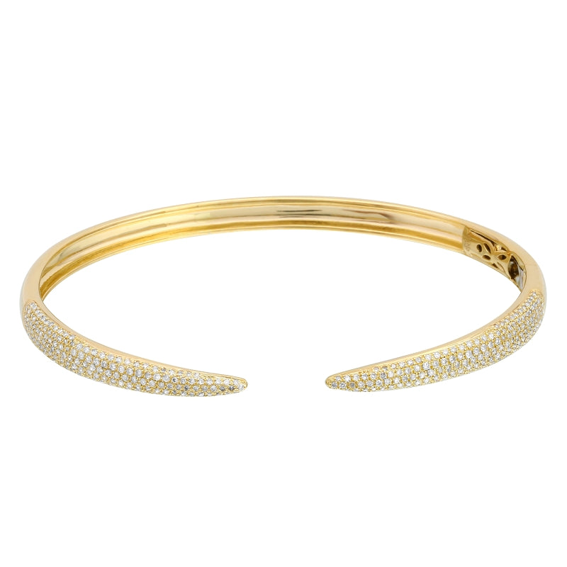 Claw Diamond Bangle