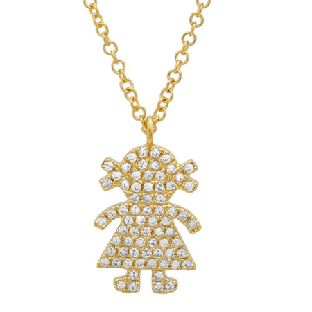 Diamond Girl Necklace