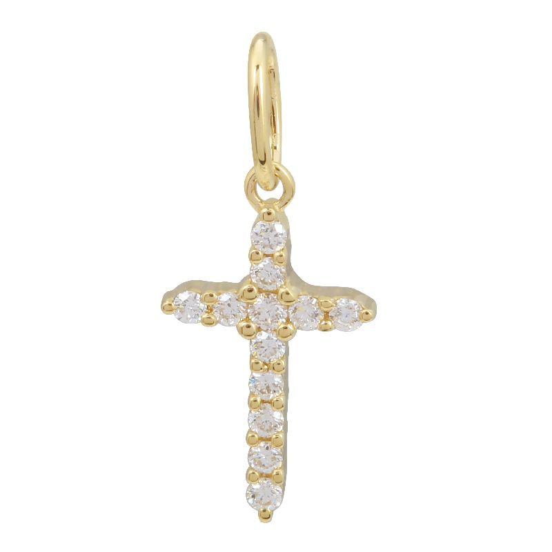Cross Diamond Necklace Charm
