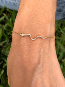 Snake Diamond Bracelet