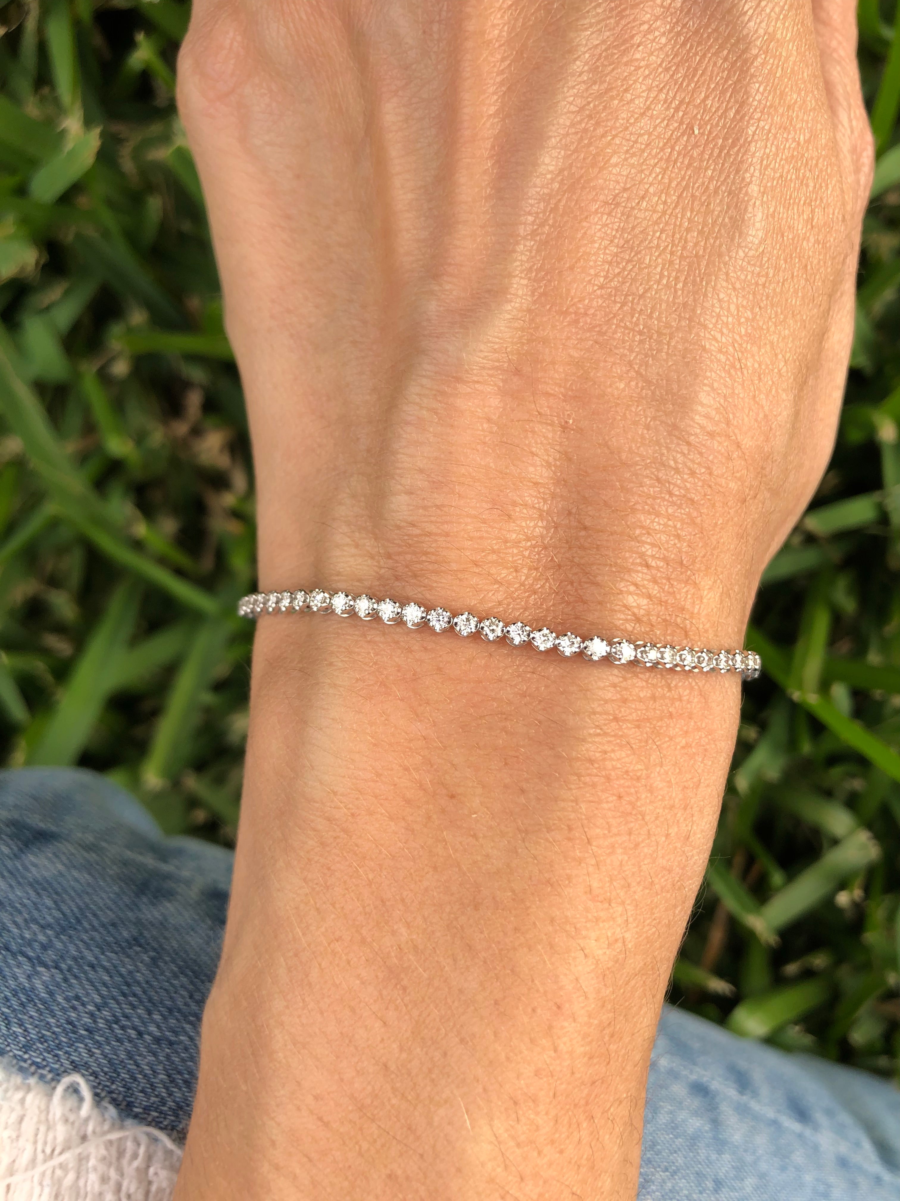 Slim Tennis Bracelet