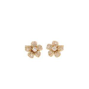 Flower Diamond Studs