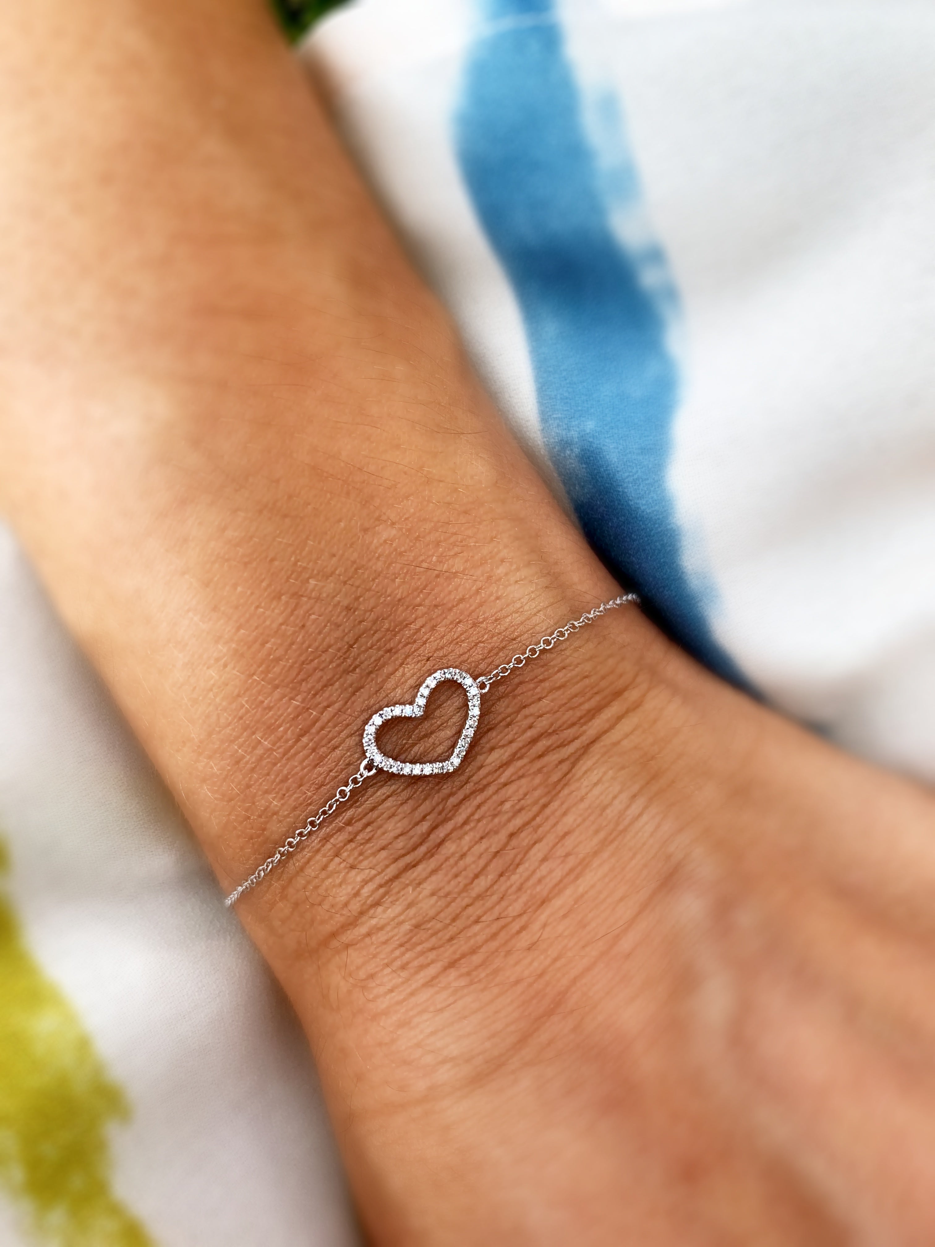 Heart Diamond Bracelet