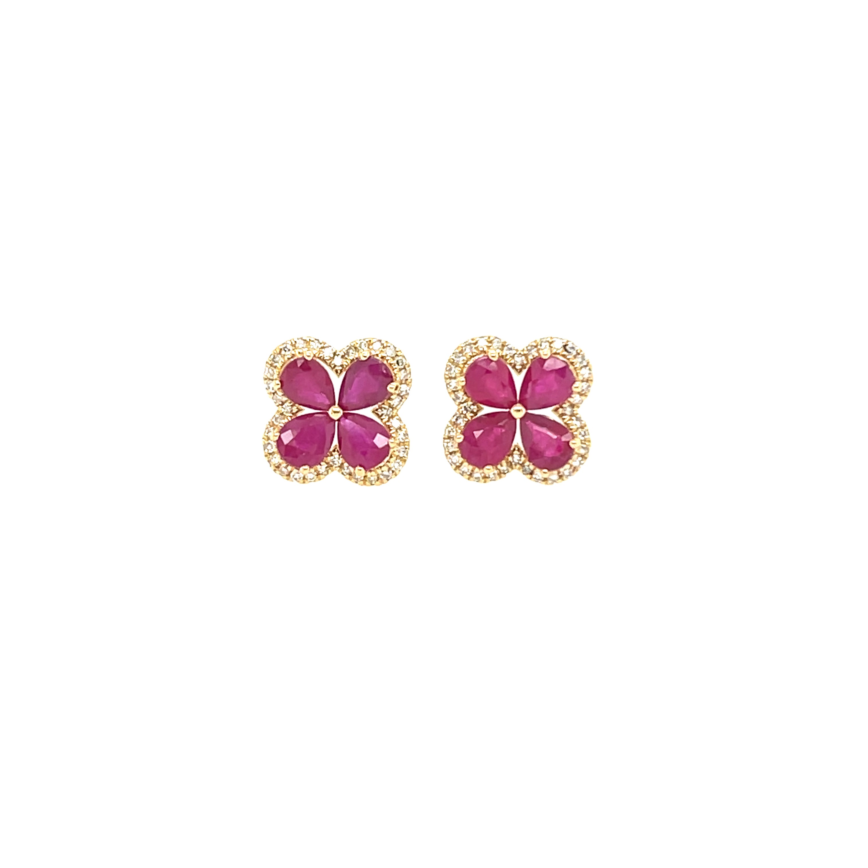 Flower Diamond Earring