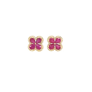 Flower Diamond Earring