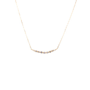 Petit Diamonds Bar Necklace