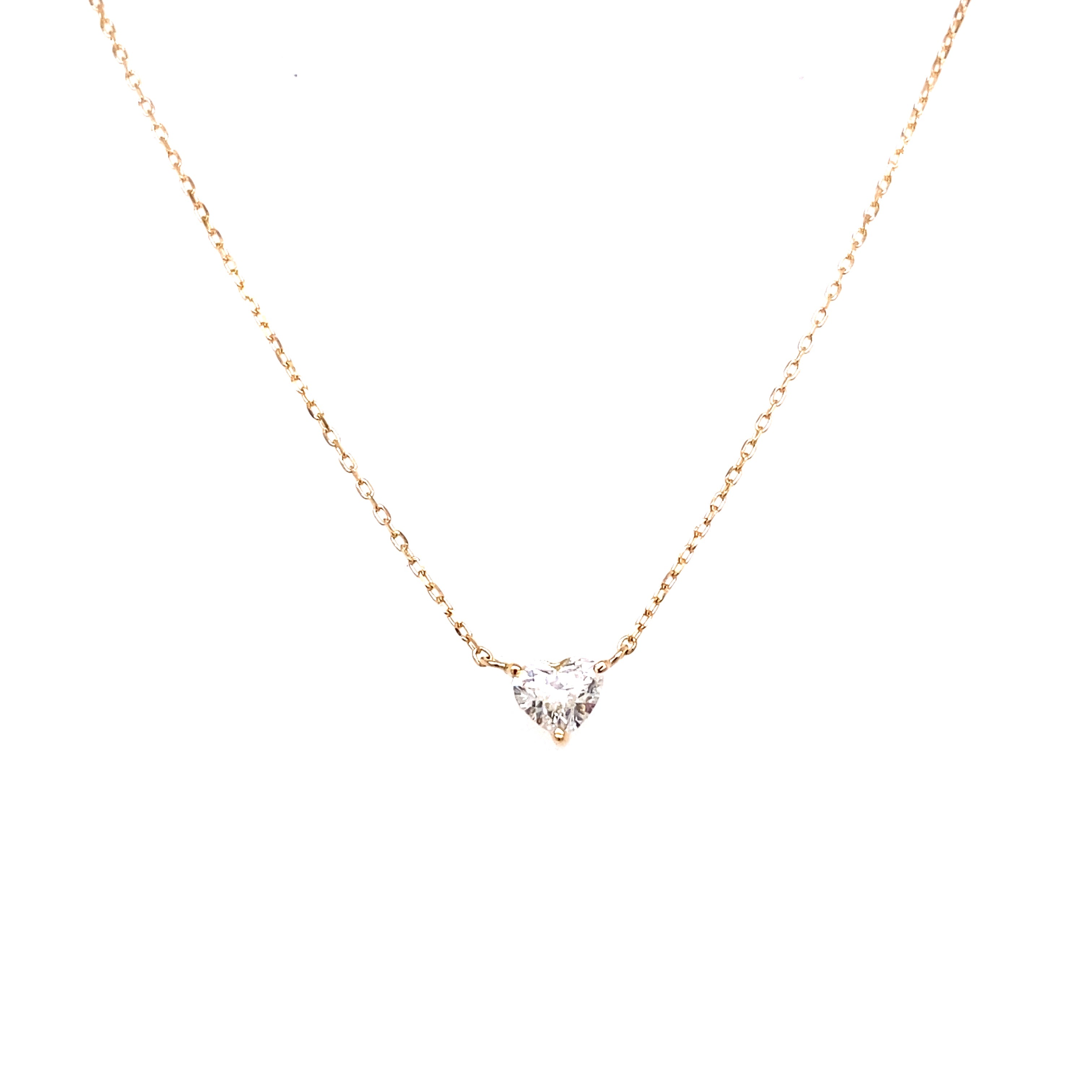 Heart Diamond Necklace (.21ct)