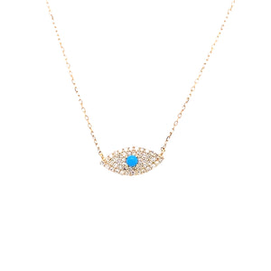 Evil Eye Diamonds Necklace