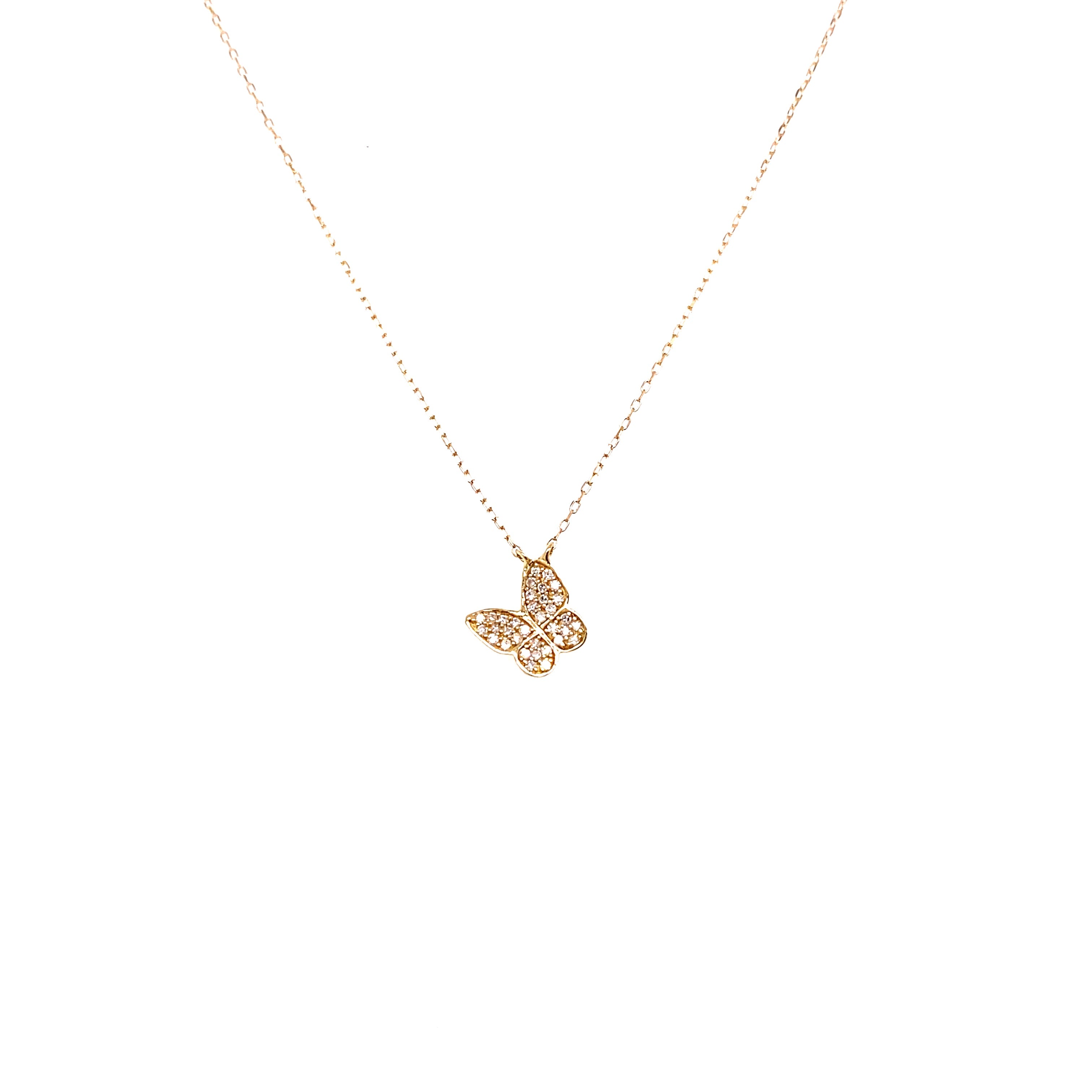 Hanging Butterfly Necklace