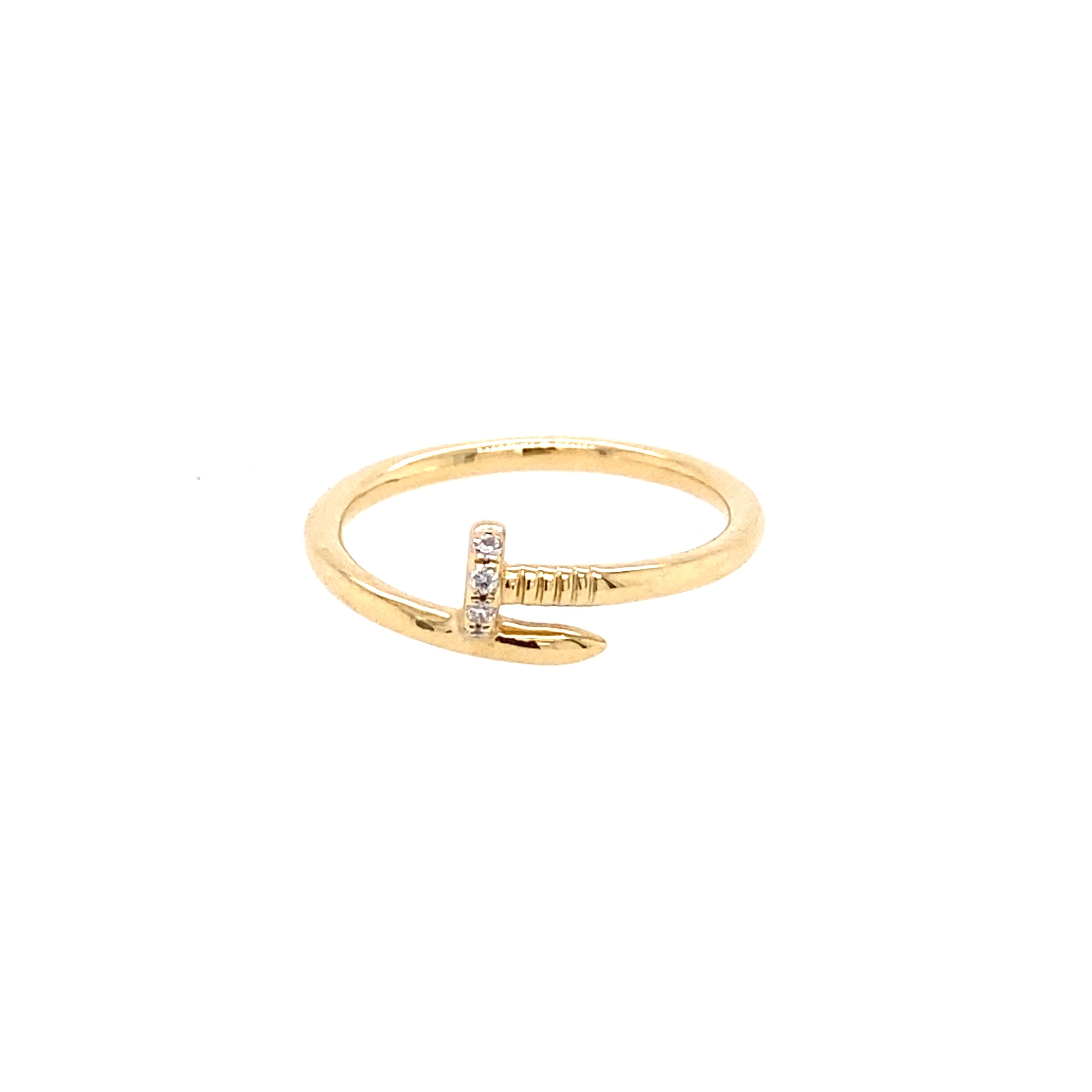 Nail Diamond Ring