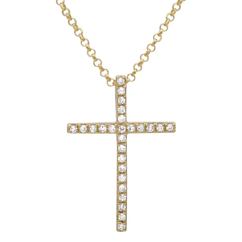 Cross Diamond Necklace