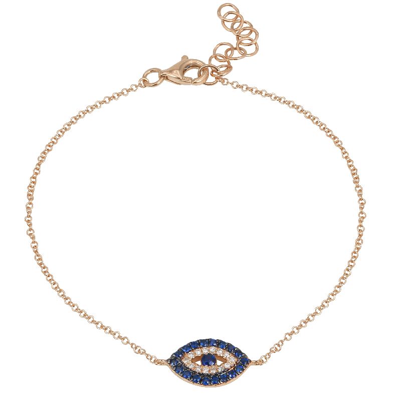 Evil Eye Sapphire Bracelet