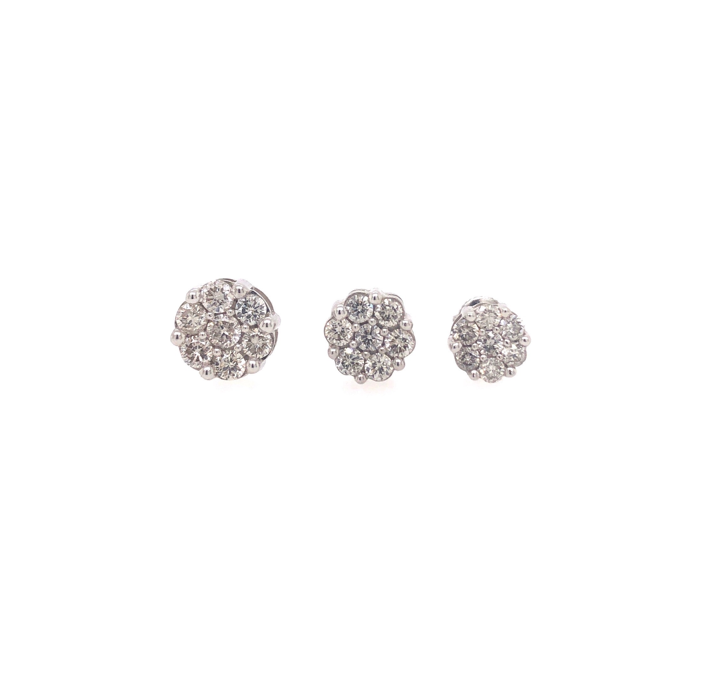 Flower Diamond Studs