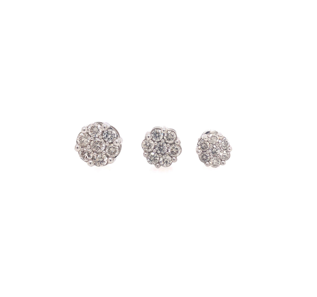 Flower Diamond Studs