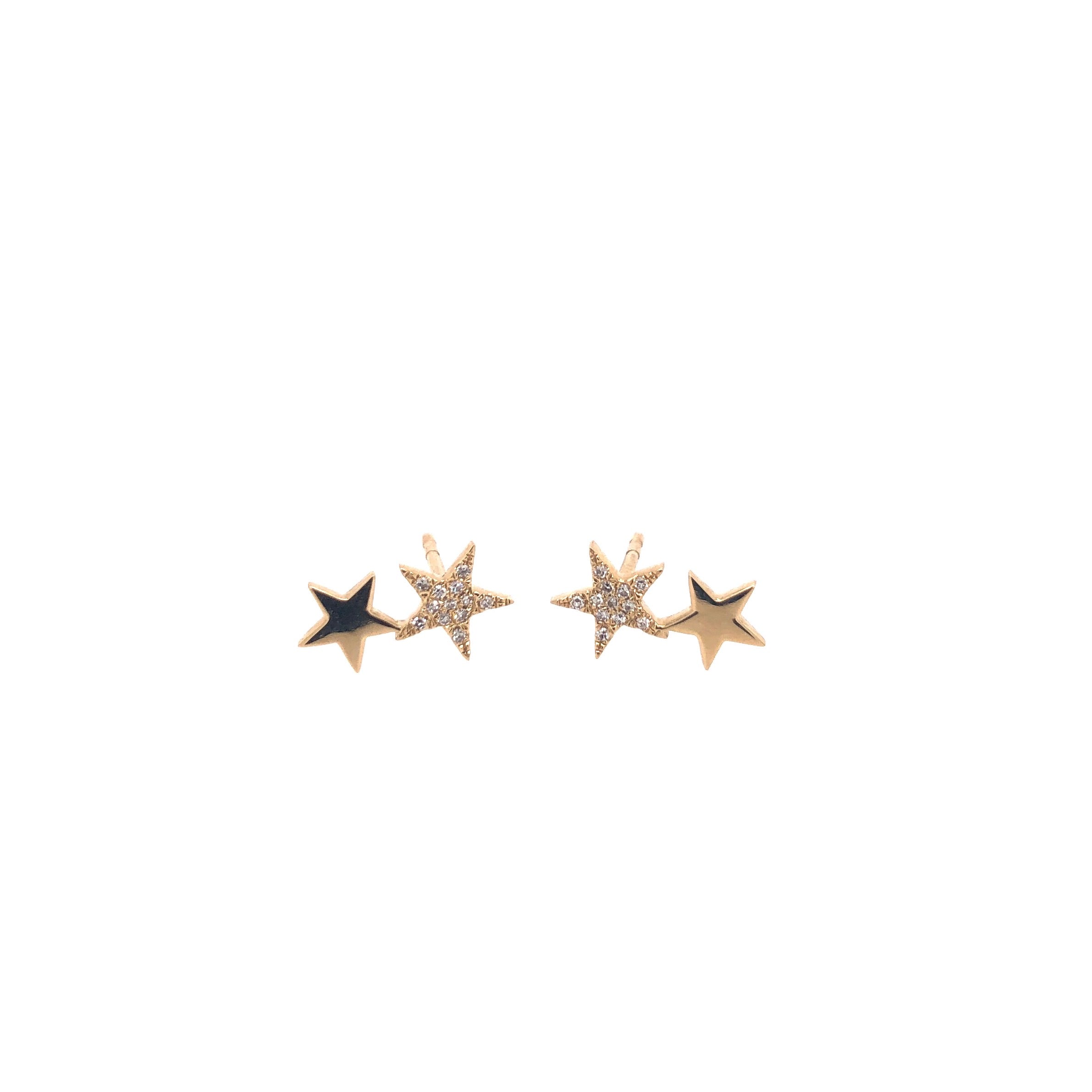 Two Star Diamond Studs