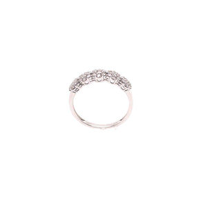 5 Flower Diamond Ring