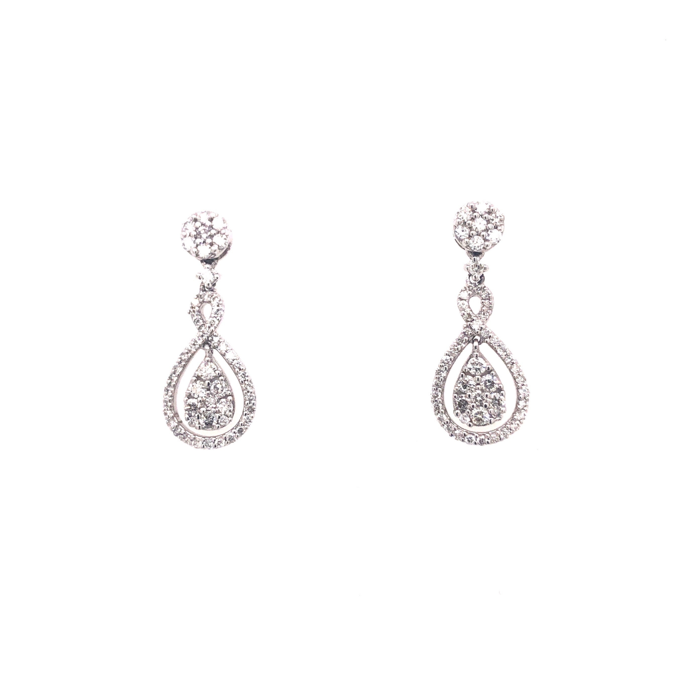 Diamond Dangle Earrings