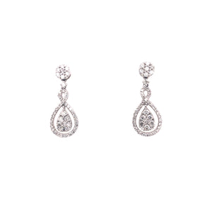 Diamond Dangle Earrings