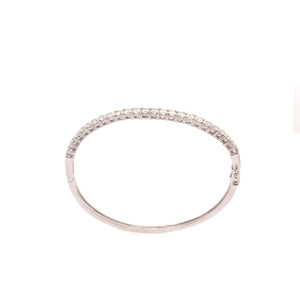 Curved Diamond Bangle