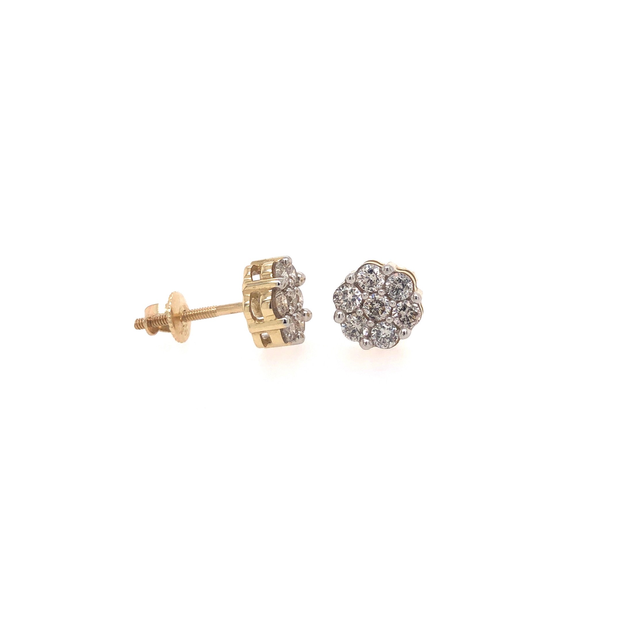 Designer white gold and diamond studs online