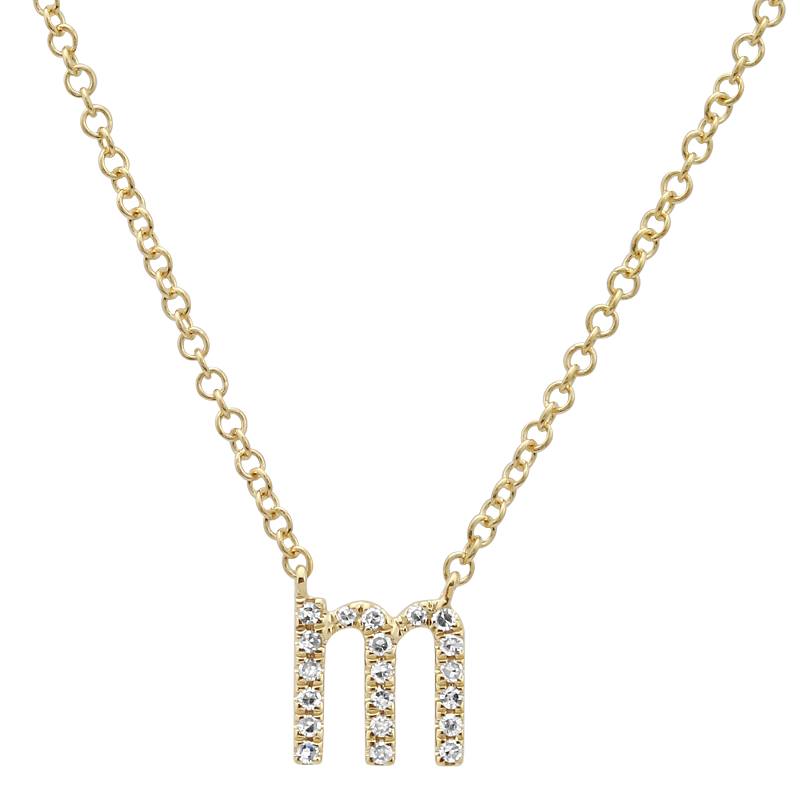 Lower Case Initial Necklace